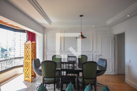 Sala de jantar de apartamento à venda com 3 quartos, 206m² em Vila Andrade, São Paulo
