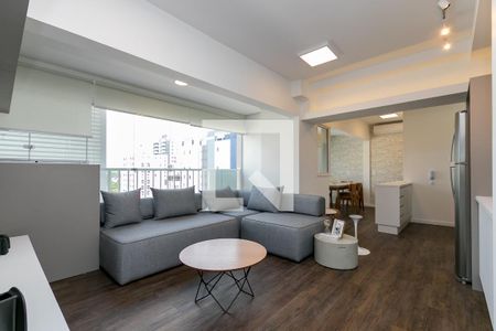 Sala de apartamento para alugar com 2 quartos, 76m² em Brooklin Paulista, São Paulo