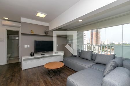 Sala de apartamento para alugar com 2 quartos, 76m² em Brooklin Paulista, São Paulo