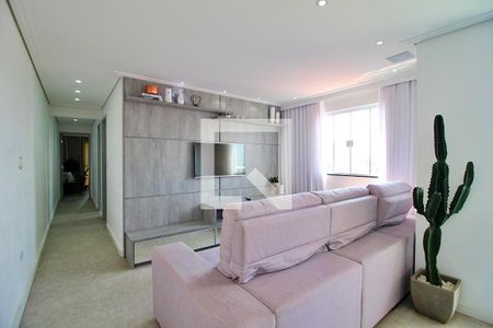 Sala de apartamento à venda com 2 quartos, 85m² em Campestre, Santo André