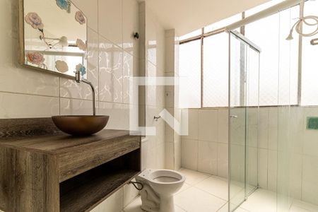Banheiro de kitnet/studio à venda com 1 quarto, 27m² em Santa Efigênia, São Paulo