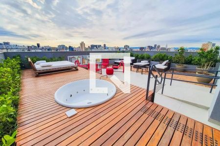 Apartamento para alugar com 27m², 1 quarto e sem vagaRooftop