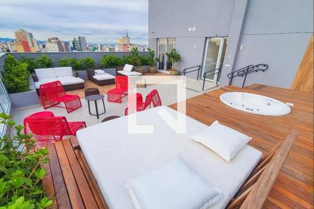 Apartamento para alugar com 27m², 1 quarto e sem vagaRooftop