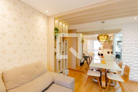 Sala de apartamento para alugar com 2 quartos, 46m² em Parque Oratório, Santo André