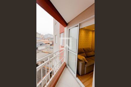 Varanda da Sala de apartamento à venda com 2 quartos, 46m² em Parque Oratório, Santo André