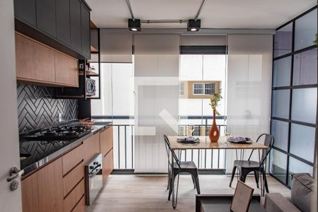 Studio à venda com 27m², 1 quarto e sem vagaCozinha