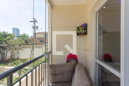 Varanda da sala  de apartamento à venda com 3 quartos, 63m² em Centro, Diadema