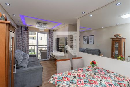 Sala  de apartamento à venda com 3 quartos, 63m² em Centro, Diadema