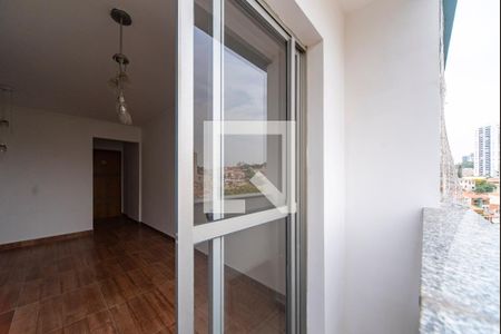 Varanda da Sala de apartamento para alugar com 3 quartos, 52m² em Vila Valparaíso, Santo André