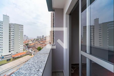 Varanda da Sala de apartamento para alugar com 3 quartos, 52m² em Vila Valparaíso, Santo André