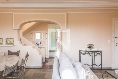 Sala de apartamento para alugar com 4 quartos, 319m² em Balneario Cidade Atlantica, Guarujá