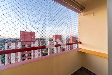 Varanda da Sala de apartamento para alugar com 2 quartos, 52m² em Jardim do Estádio, Santo André