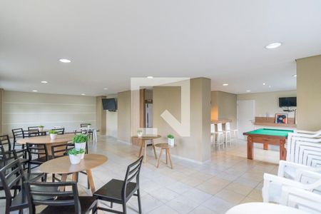 Salão de Festas de apartamento à venda com 2 quartos, 48m² em Vila Valparaíso, Santo André