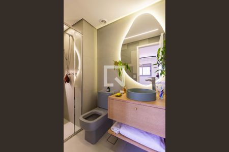 Apartamento à venda com 63m², 1 quarto e 1 vagaBanheiro