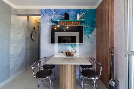 Sala de apartamento para alugar com 1 quarto, 60m² em Guilhermina, Praia Grande