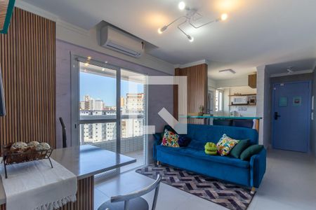 Sala de apartamento para alugar com 1 quarto, 60m² em Guilhermina, Praia Grande