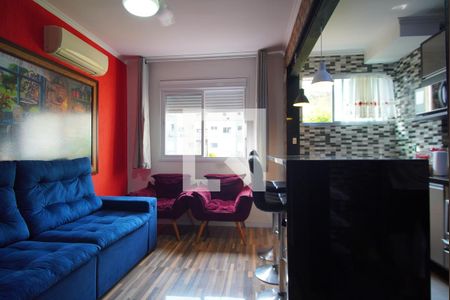 Sala de apartamento à venda com 2 quartos, 55m² em Jardim Itu, Porto Alegre