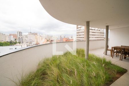 Área comum de apartamento para alugar com 1 quarto, 26m² em Vila Buarque, São Paulo