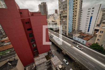 Vista do Quarto de apartamento para alugar com 1 quarto, 26m² em Vila Buarque, São Paulo