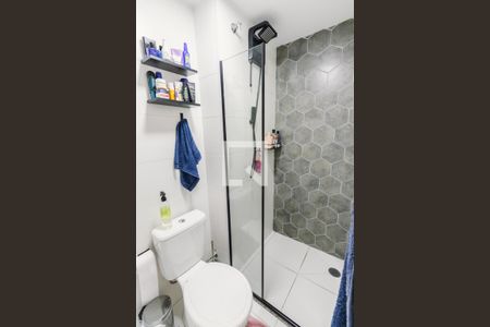 Banheiro da Suíte de apartamento à venda com 1 quarto, 29m² em Água Branca, São Paulo