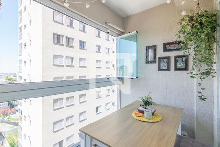 Varanda de apartamento à venda com 2 quartos, 54m² em Vila Eldízia, Santo André