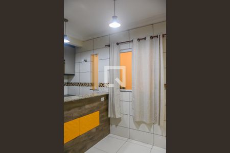 Sala/Cozinha de apartamento para alugar com 1 quarto, 55m² em Nova Petrópolis, São Bernardo do Campo