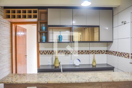 Sala/Cozinha de apartamento para alugar com 1 quarto, 55m² em Nova Petrópolis, São Bernardo do Campo