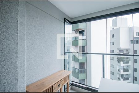 Varanda da Sala de kitnet/studio para alugar com 1 quarto, 30m² em Chácara Inglesa, São Paulo