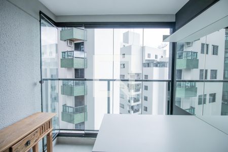 Varanda da Sala de kitnet/studio para alugar com 1 quarto, 30m² em Chácara Inglesa, São Paulo