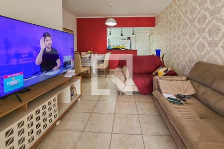 Sala de apartamento para alugar com 3 quartos, 85m² em Balneário Cidade Atlântica, Guarujá