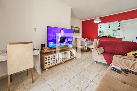 Sala de apartamento para alugar com 3 quartos, 85m² em Balneário Cidade Atlântica, Guarujá