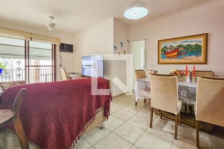 Sala de apartamento para alugar com 3 quartos, 85m² em Balneário Cidade Atlântica, Guarujá