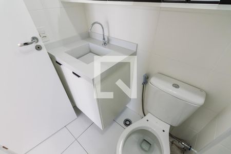 Banheiro da Suíte de apartamento para alugar com 1 quarto, 28m² em Bom Retiro, São Paulo