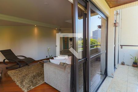 Varanda da Sala de apartamento à venda com 4 quartos, 240m² em Vila Suzana, São Paulo