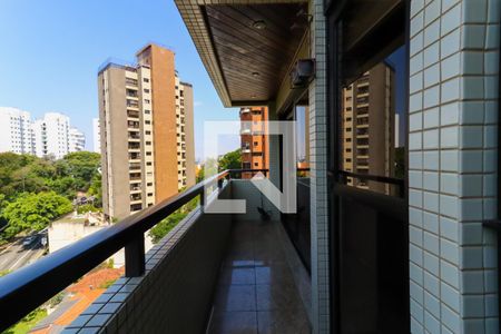 Varanda da Sala de apartamento à venda com 4 quartos, 240m² em Vila Suzana, São Paulo