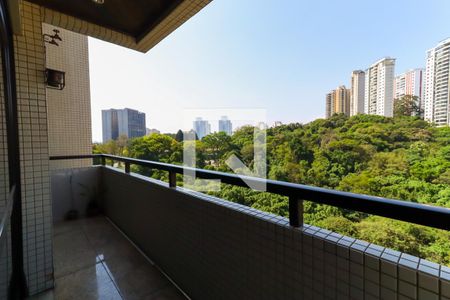 Varanda da Sala de apartamento à venda com 4 quartos, 240m² em Vila Suzana, São Paulo