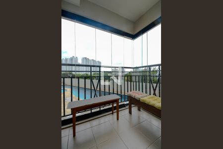 Sacada da Sala de apartamento à venda com 2 quartos, 60m² em Vila Gonçalves, São Bernardo do Campo