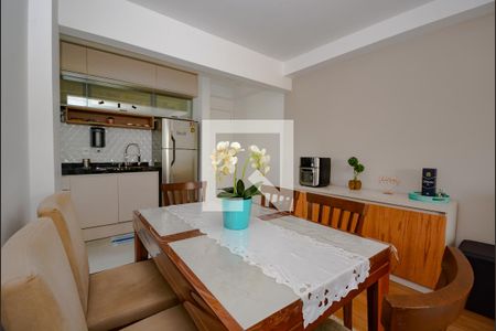 Sala de Jantar de apartamento à venda com 2 quartos, 60m² em Vila Gonçalves, São Bernardo do Campo