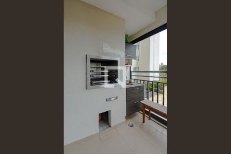 Sacada da Sala de apartamento à venda com 2 quartos, 60m² em Vila Gonçalves, São Bernardo do Campo