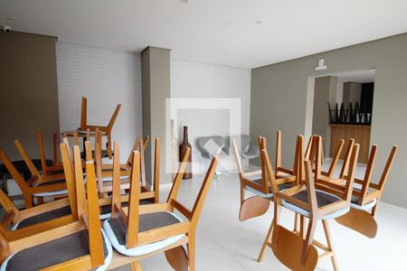 Apartamento à venda com 24m², 1 quarto e sem vaga Apartamento à venda com 24m², 1 quarto e sem vagaÁrea comum - Salão de festas