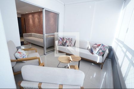 Varanda da Sala de apartamento para alugar com 4 quartos, 119m² em Setor Bueno, Goiânia