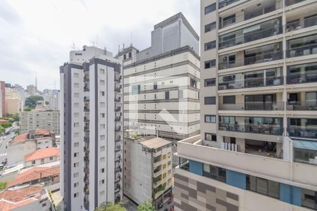 Vista da Sala de apartamento à venda com 1 quarto, 41m² em Bela Vista, São Paulo