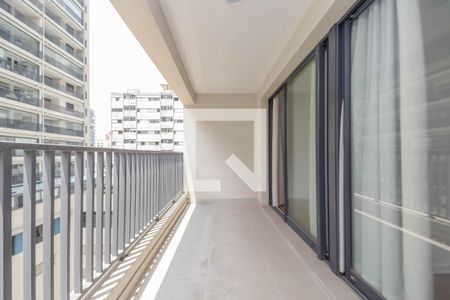 Varanda de apartamento à venda com 1 quarto, 41m² em Bela Vista, São Paulo