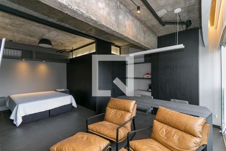 Sala de apartamento à venda com 1 quarto, 48m² em Vila Gertrudes, São Paulo