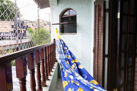sacada da suíte de casa à venda com 4 quartos, 230m² em Parque Oratório, Santo André