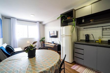 Sala/Cozinha de apartamento para alugar com 1 quarto, 34m² em Bela Vista, São Paulo