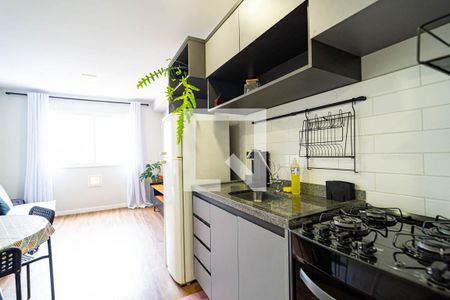 Sala/Cozinha de apartamento para alugar com 1 quarto, 34m² em Bela Vista, São Paulo