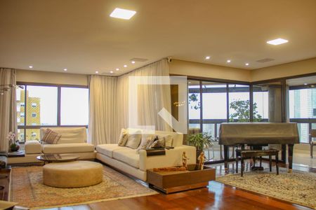 Sala de apartamento para alugar com 4 quartos, 287m² em Paraíso do Morumbi, São Paulo