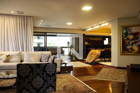 Sala de apartamento para alugar com 4 quartos, 287m² em Paraíso do Morumbi, São Paulo