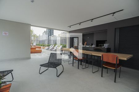 Studio à venda com 26m², 1 quarto e sem vagaChurrasqueira